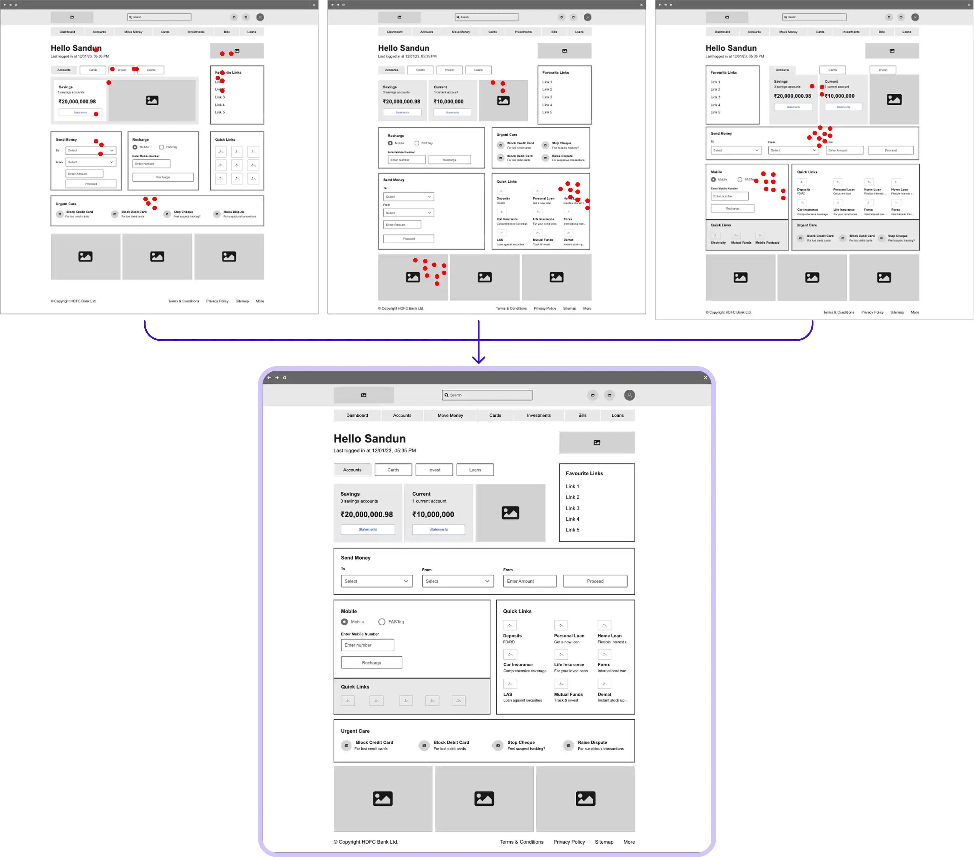 Low-Fidelity Wireframe